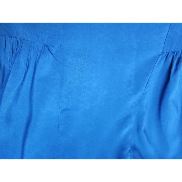 Anthropologie Maeve Womens Laikin Popover Blue Teal Long Sleeve Tunic Top Size 0 - Picture 10 of 11